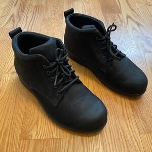 [Sold] SAS Gretchen Black/Moondust Lace up Boots Size 8 Wide